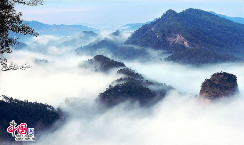Les monts Wuyi, une oasis de fraicheur pour fuir les chaleurs estivales en Chine