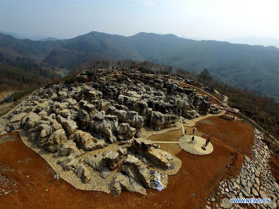 Chine : forêt de pierres dans l'Anhui