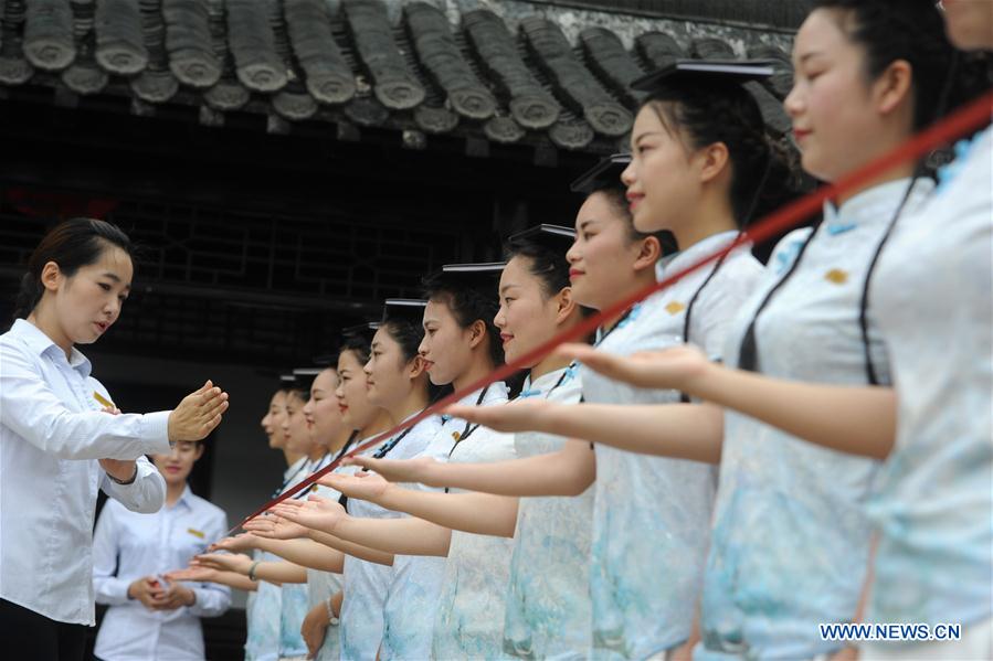 Chine : formation de guides touristiques à Yangzhou