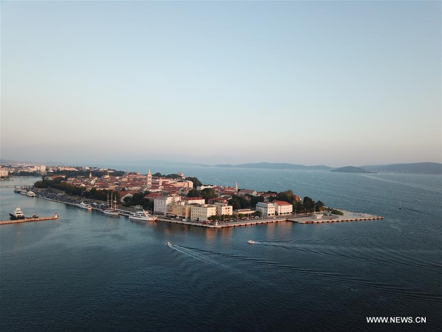Croatie : paysage de la ville de Zadar