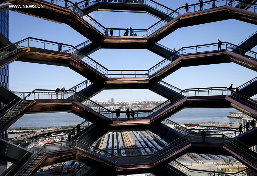 L'escalier "Vessel" devient une attraction touristique à New York