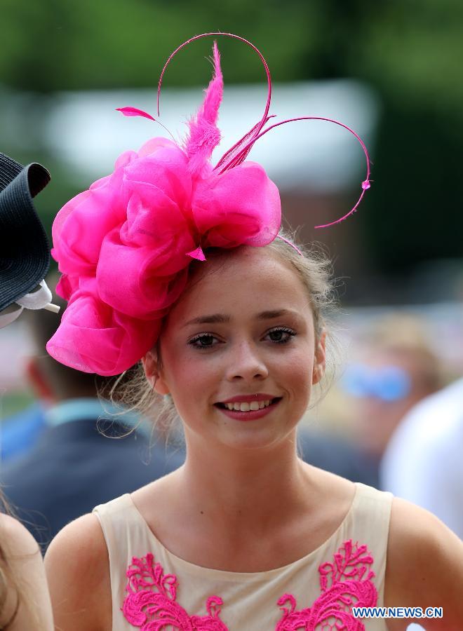 BRITAIN-LONDON-HORSE RACING-ROYAL ASCOT-FASCINATOR