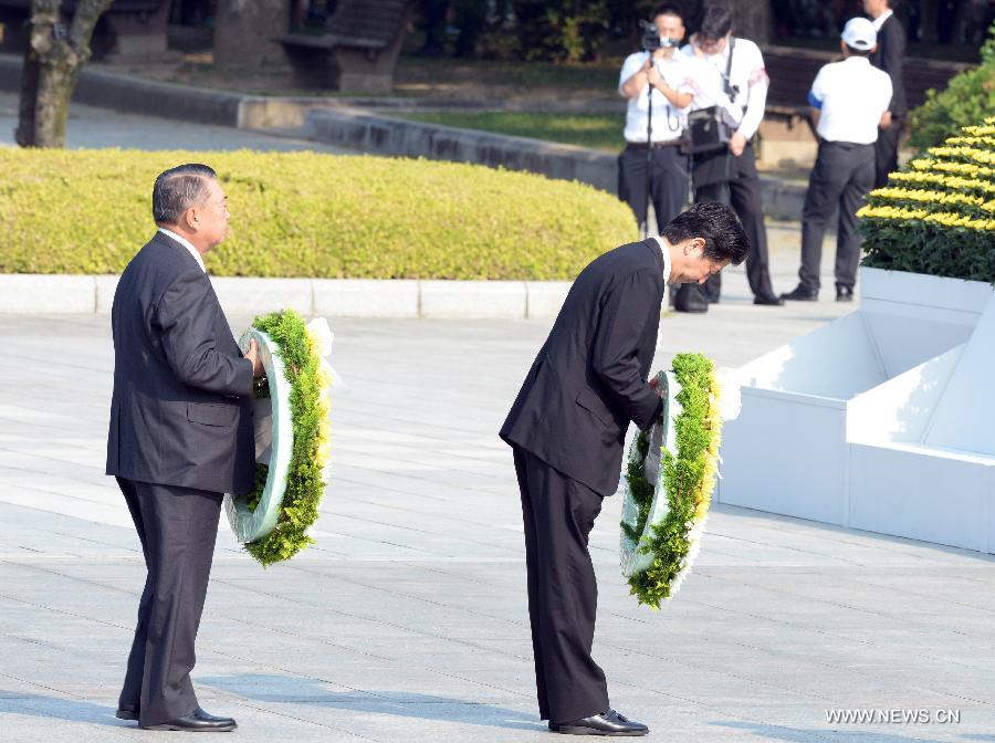 （国际）（2）日本广岛核爆70周年首相讲话未提“无核三原则”