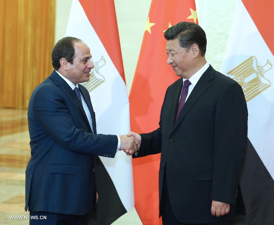 CHINA-BEIJING-XI JINPING-EGYPTIAN PRESIDENT-MEETING (CN)