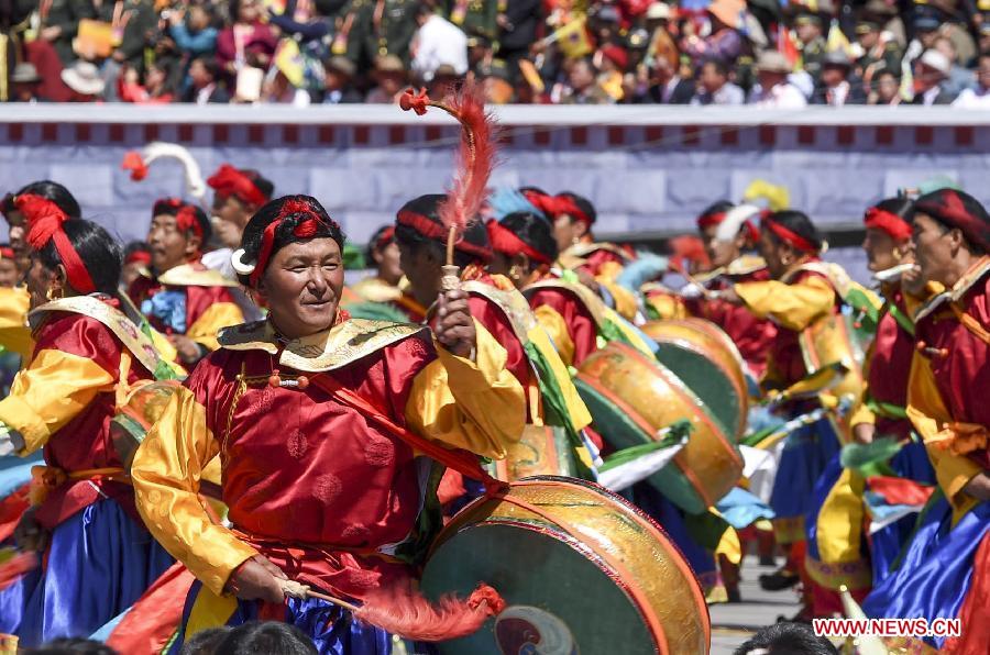 （XHDW）（14）西藏自治区成立50周年庆祝大会举行