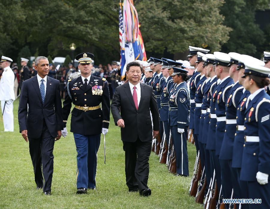 （XHDW）（6）习近平出席美国总统奥巴马举行的欢迎仪式