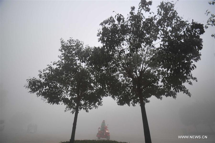 #（晚报）山西中南部遭遇大范围雾霾