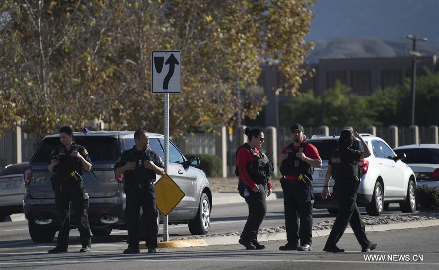 （国际）（4）美国南加州圣贝纳迪诺枪击事件造成至少14人死亡
