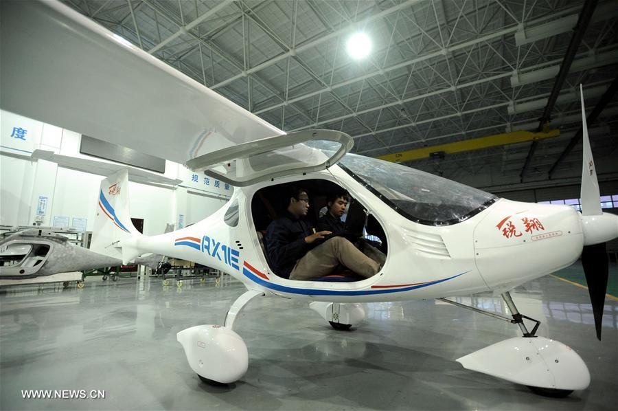 #（科技）（1）国内首款电动轻型运动飞机在沈阳获生产许可