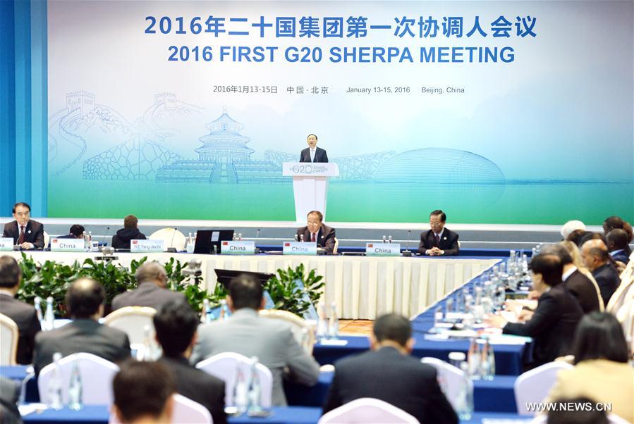 CHINA-BEIJING-YANG JIECHI-G20 SHERPA MEETING(CN)