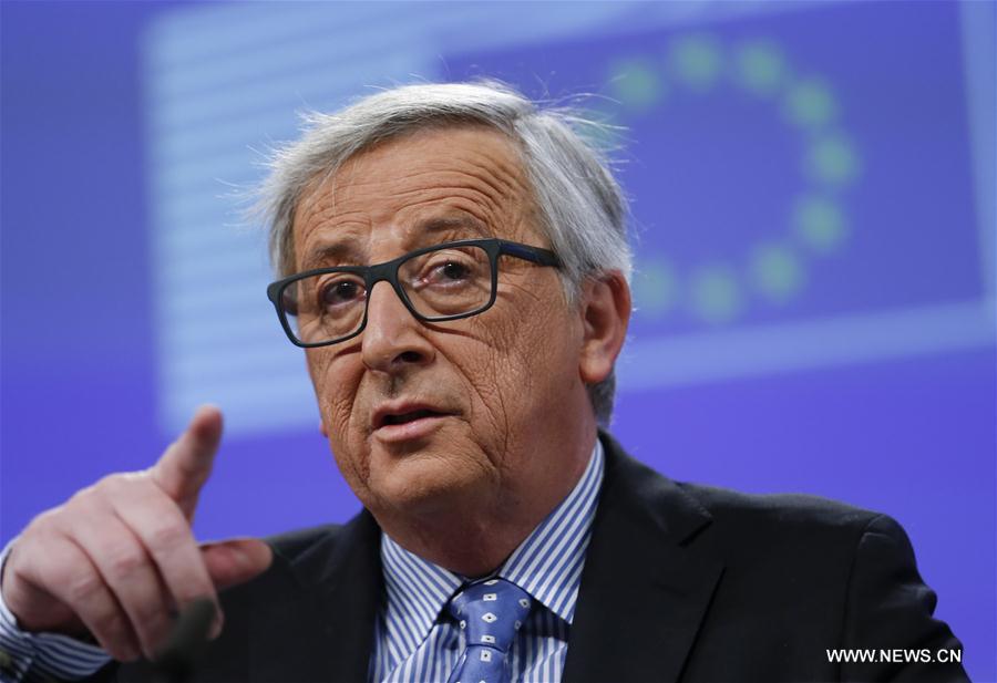 （国际）（1）容克表示要确保申根区内人员和货物的自由流动