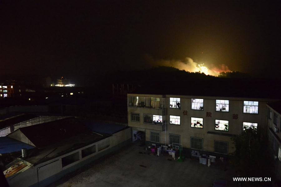 （突发事件）（1）江西上饶市广丰区发生一起花炮厂爆燃事故