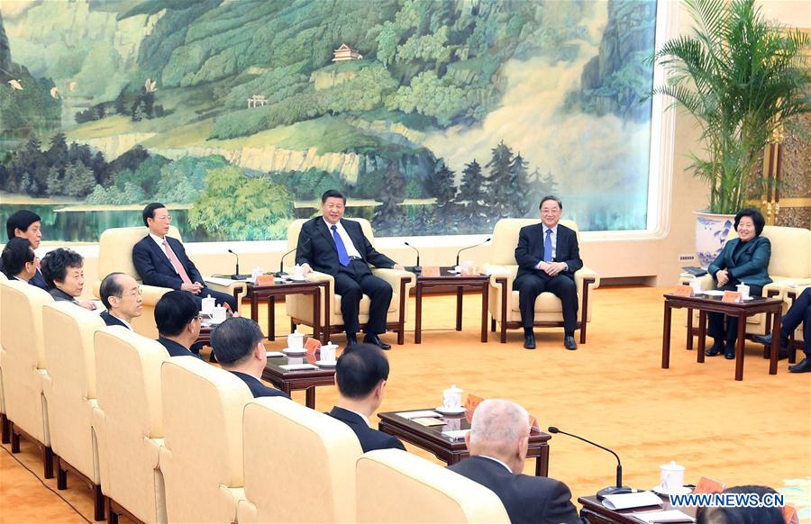 CHINA-BEIJING-XI JINPING-NON COMMUNIST PARTIES-PERSONAGES-GATHERING (CN)