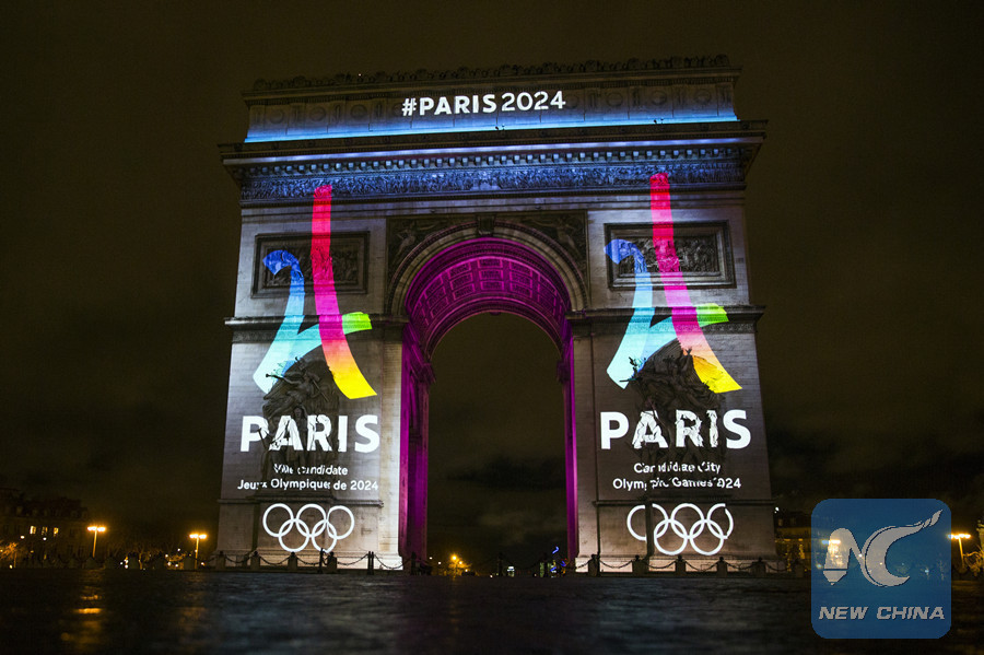 JO 2024 Paris dévoile le logo officiel de sa candidature_French.news.cn