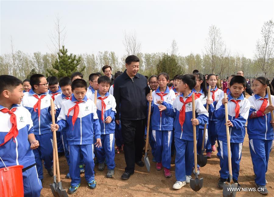CHINA-BEIJING-LEADERS-TREE PLANTING (CN) 