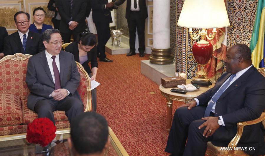 （XHDW）（2）俞正声会见加蓬总统邦戈