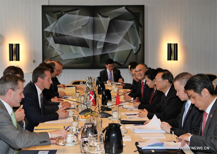 （XHDW）（2）杨洁篪与丹麦外交大臣延森会谈