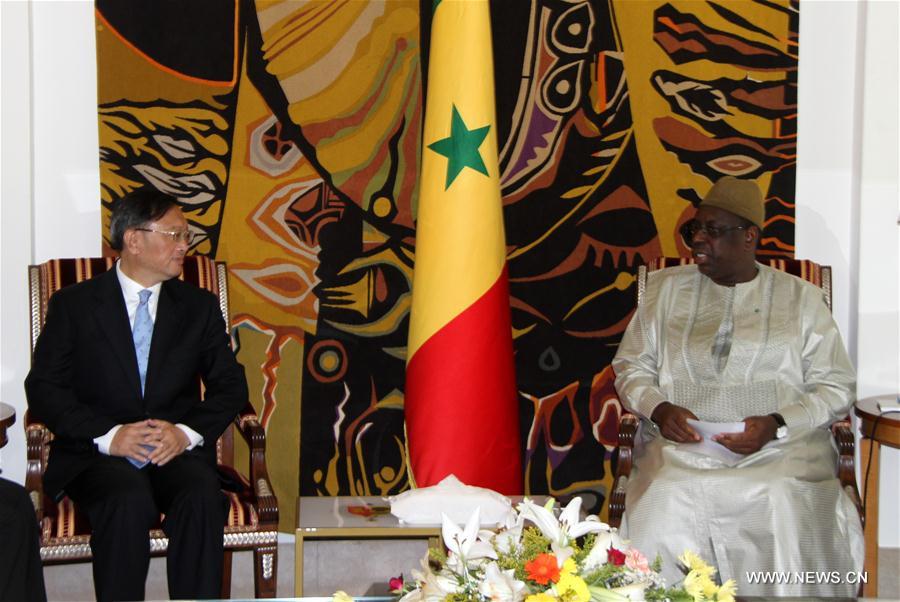 （XHDW）塞内加尔总统萨勒会见杨洁篪