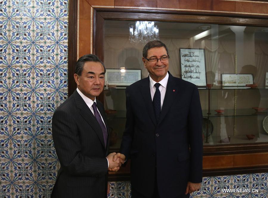 （XHDW）突尼斯总理埃西德会见王毅