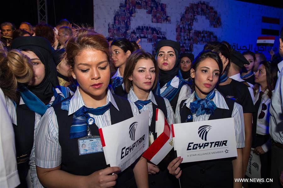 Egypte : hommage aux victimes du vol MS804
