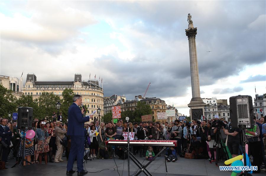 Brexit : manifestation des opposants à Londres