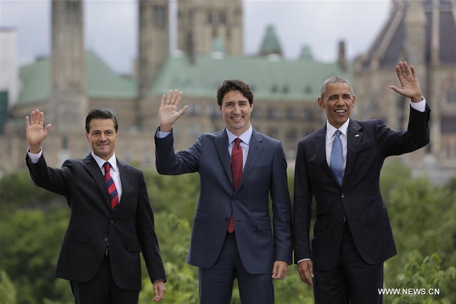 （国际）（4）北美领导人峰会在渥太华举行 