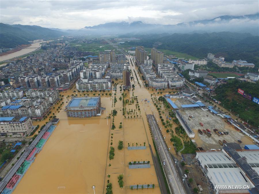 Chine : inondations au Guizhou