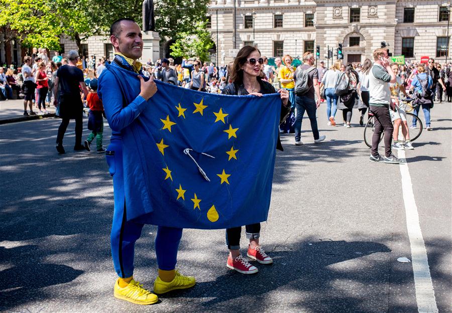 Royaume-Uni : manifestation contre le Brexit à Londres