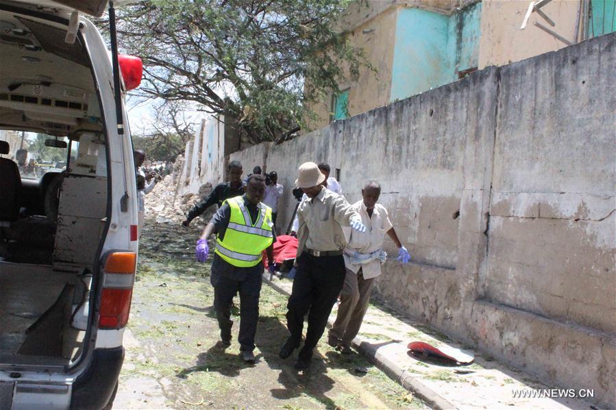 （国际）（5）索马里首都摩加迪沙一座旅馆附近发生炸弹爆炸