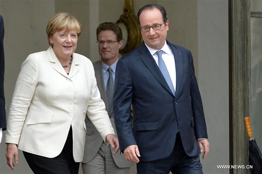 rencontre entre franois hollande et angela merkel à paris