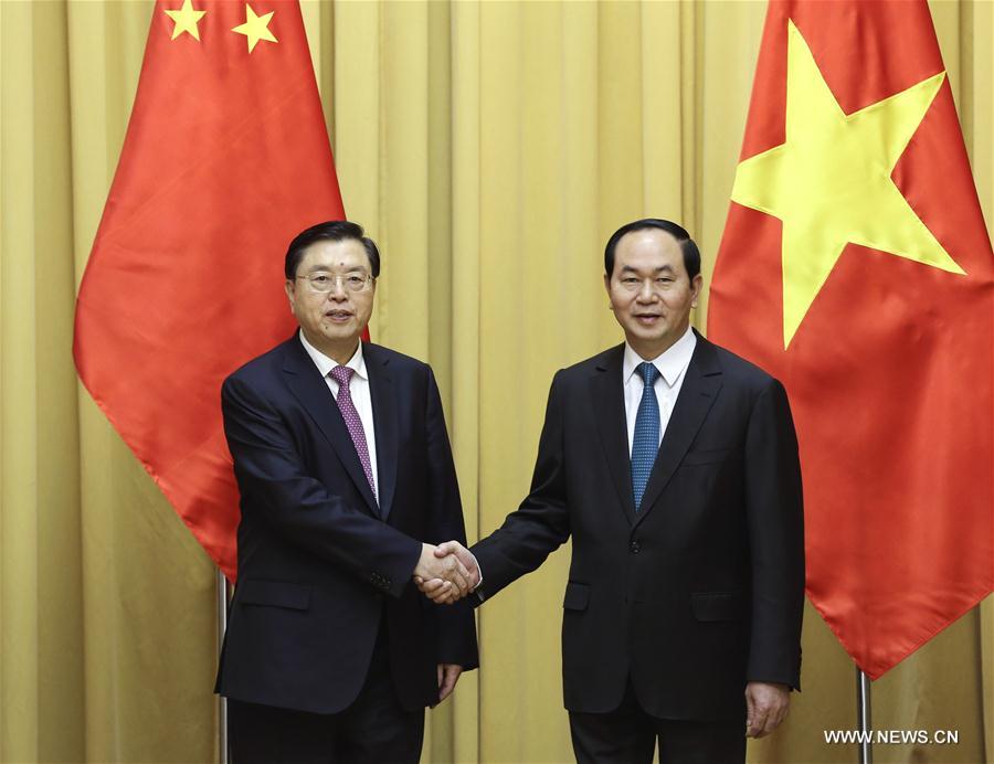 （XHDW）（1）张德江对越南进行正式友好访问 