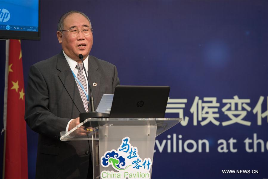 MOROCCO-MARRAKECH-COP 22-XIE ZHENHUA