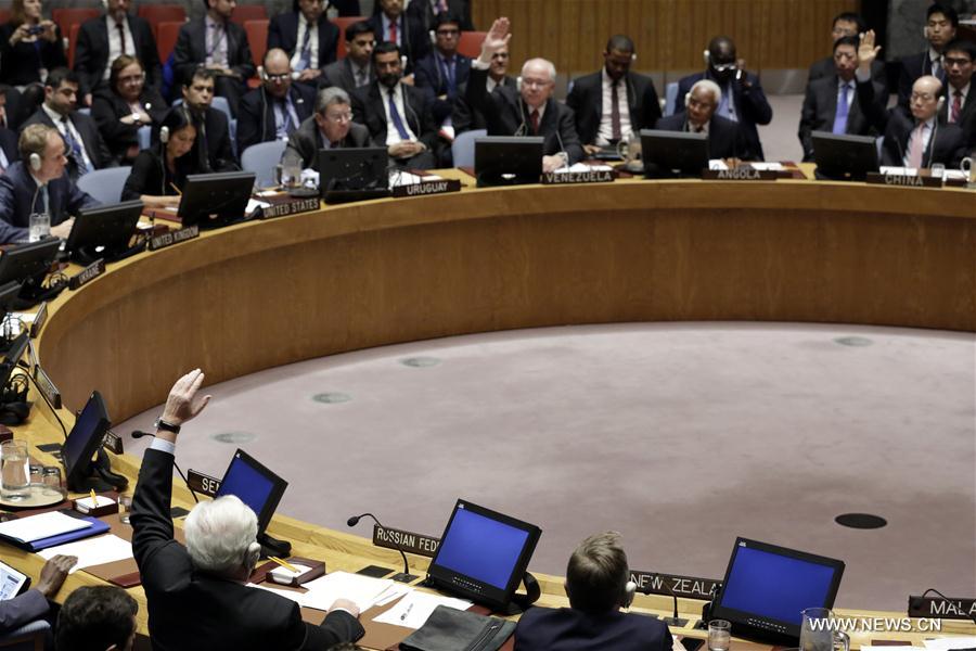 Rejet d'un projet de résolution au Conseil de sécurité de l'ONU
