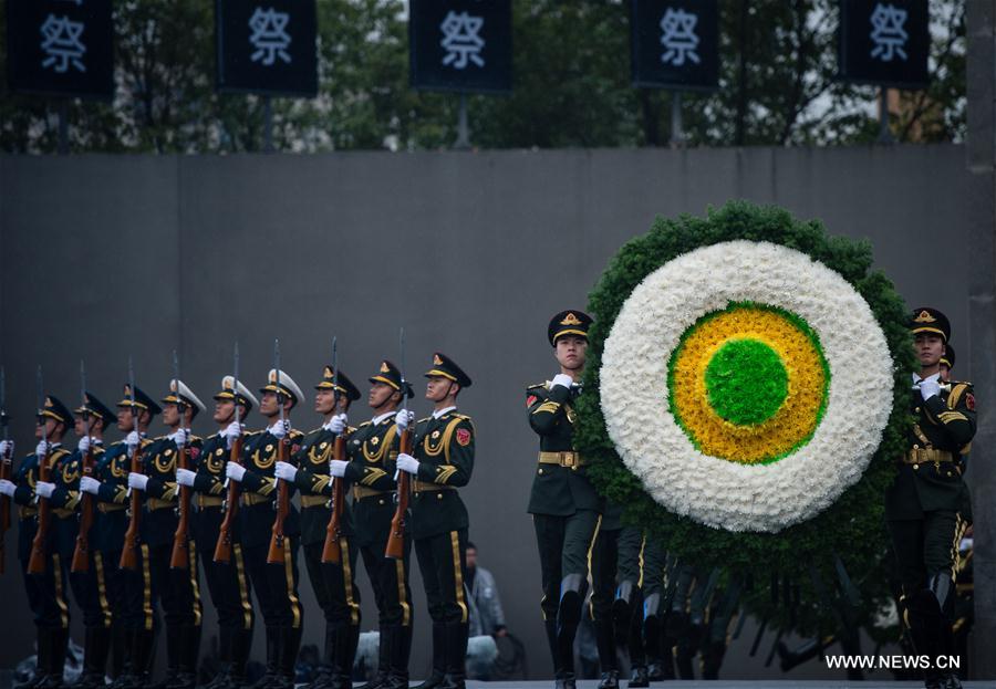 Chine : cérémonie à la mémoire des victimes du massacre de Nanjing