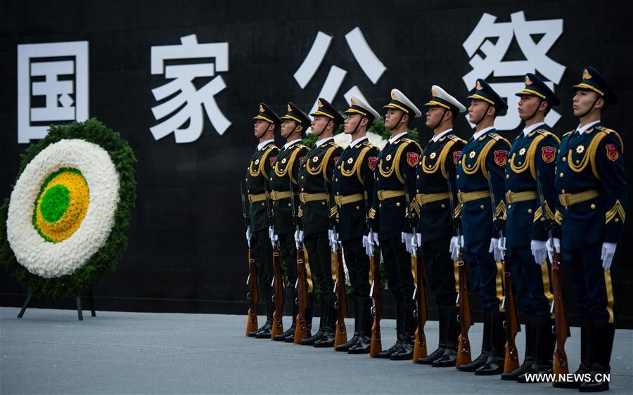 Chine : cérémonie à la mémoire des victimes du massacre de Nanjing