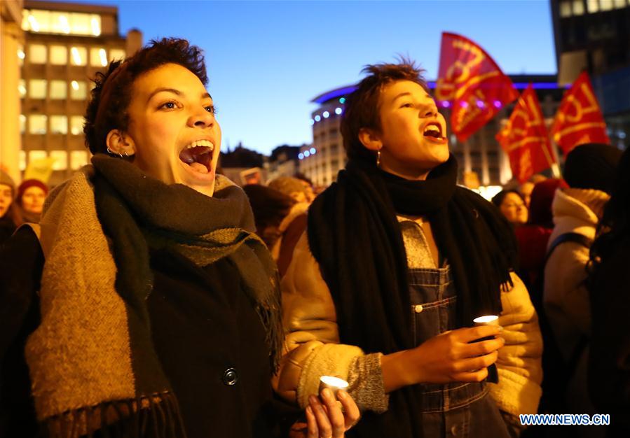 Belgique : rassemblement de femmes contre l'investiture de Donald Trump