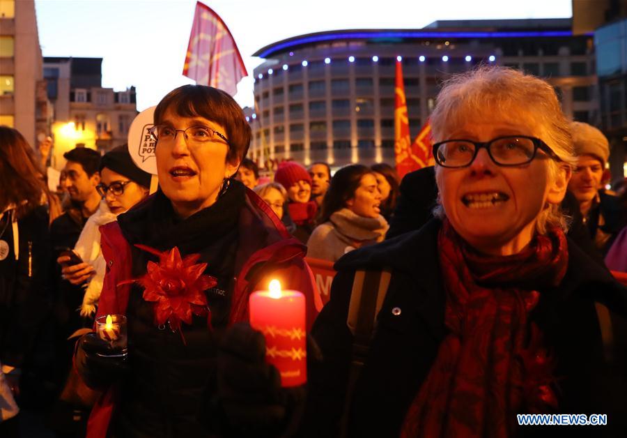 Belgique : rassemblement de femmes contre l'investiture de Donald Trump