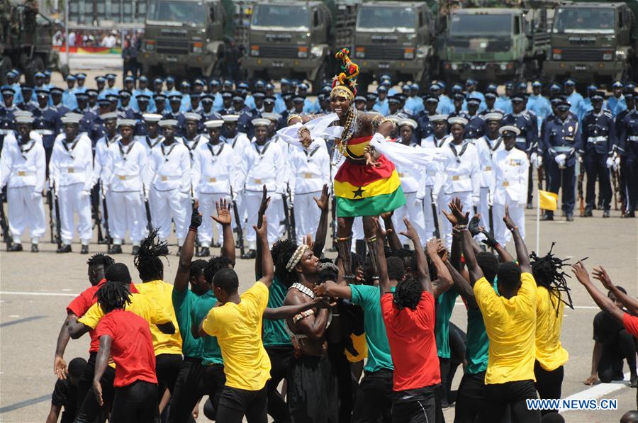 Célébrations du 60e anniversaire de l'indépendance du Ghana 