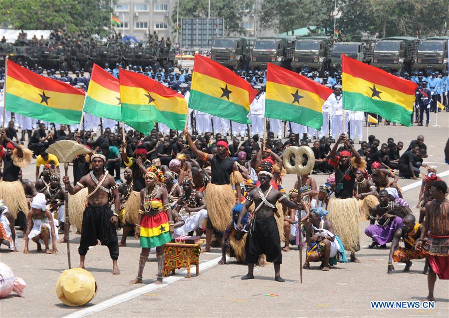 Célébrations du 60e anniversaire de l'indépendance du Ghana 