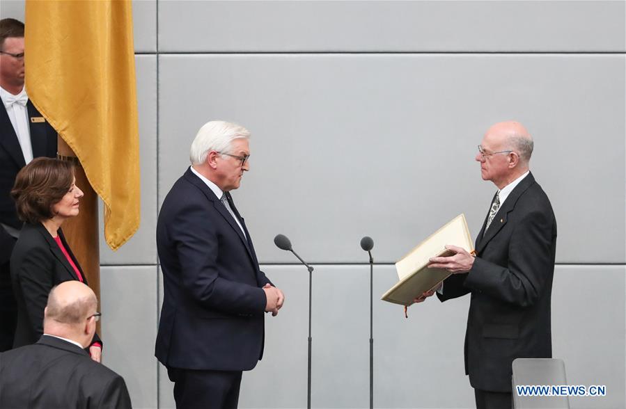 Prestation de serment du président allemand Frank-Walter Steinmeier 