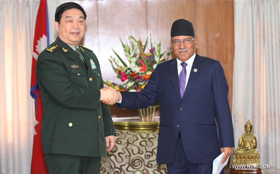 （XHDW）尼泊尔总理普拉昌达会见常万全