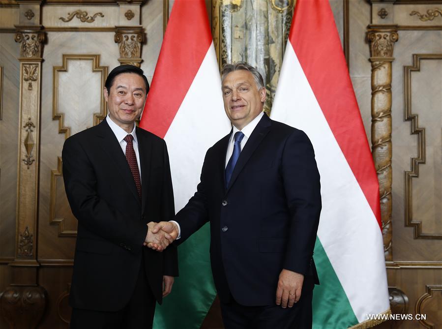 （XHDW）匈牙利总理欧尔班会见刘奇葆