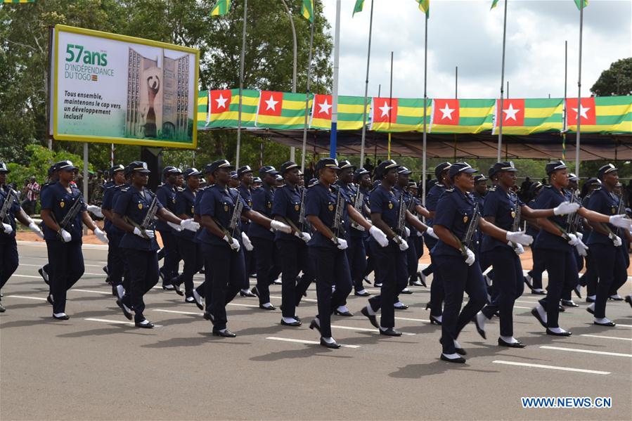 Le Togo célèbre le 57e anniversaire de son indépendance