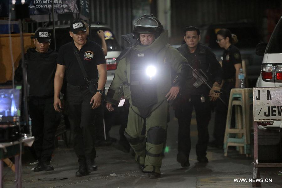 （国际）（4）菲律宾首都两起爆炸致2死5伤