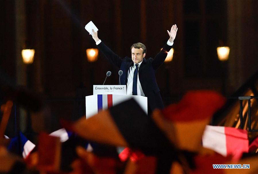 France : allocution d'Emmanuel Macron, vainqueur de la présidentielle