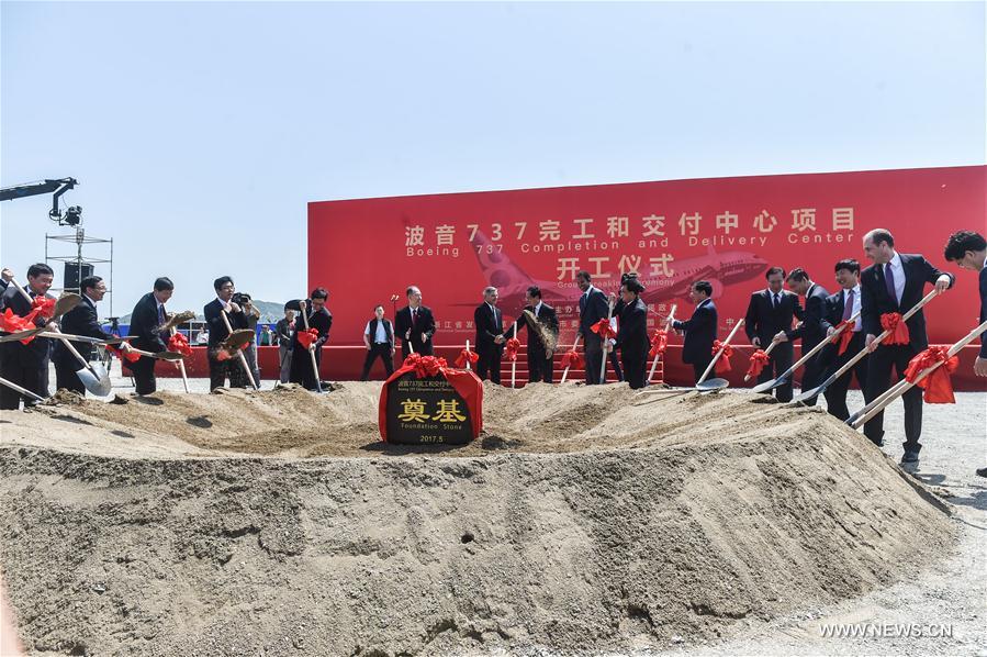 Chine : implantation à Zhoushan de la première usine à l'étranger de Boeing pour  ses 737