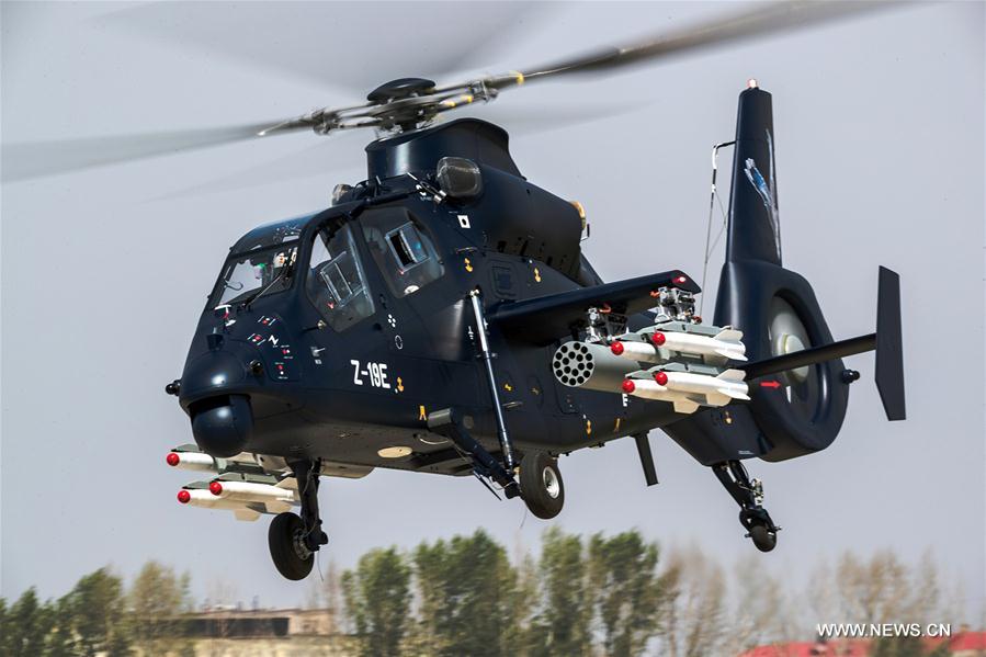 （科技）（2）我国自主研制出口型武装直升机直-19E在哈尔滨成功首飞