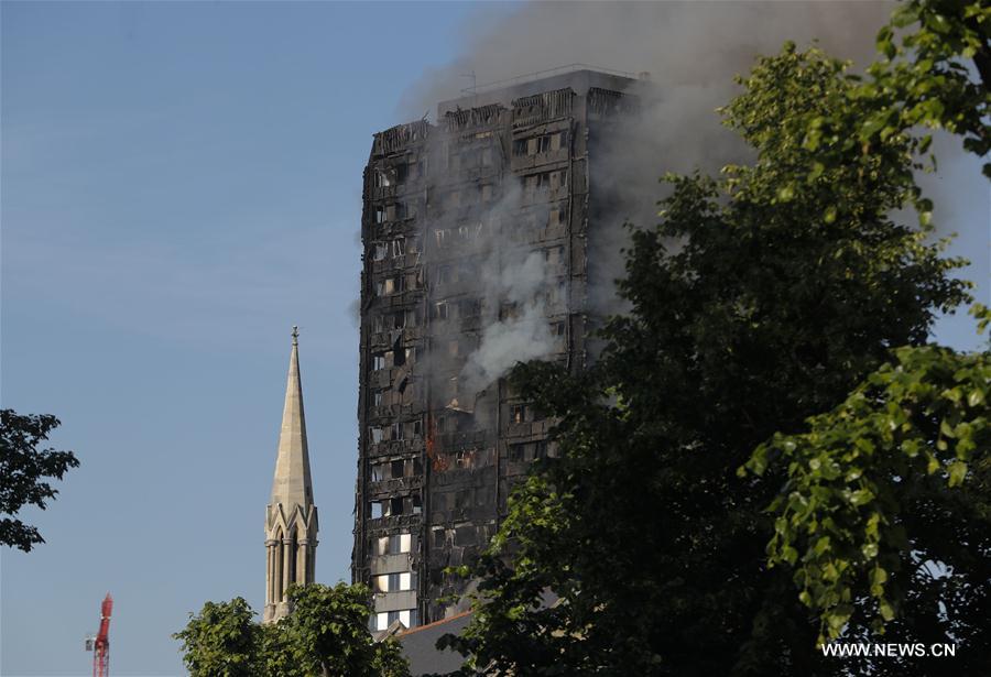 （国际）（5）伦敦一高层建筑发生火灾