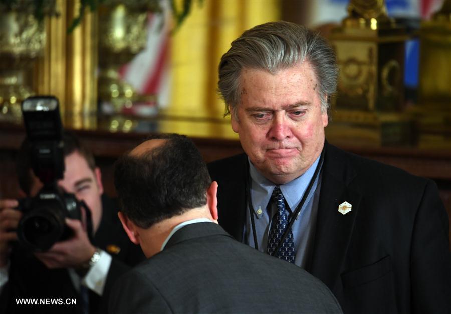 FILE-U.S.-STEPHEN BANNON-WHITE HOUSE-REMOVING