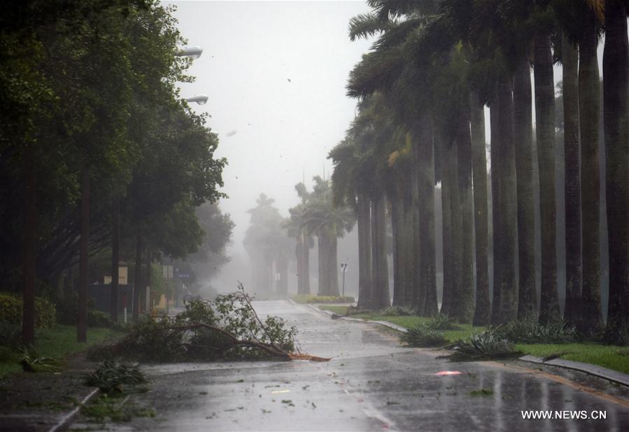 Etats-Unis : l'ouragan Irma frappe Miami
